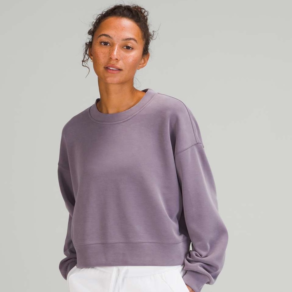 Lululemon Perfectly Oversized Cropped Crew *softstreme*